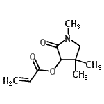 CAS#: 737762-15-1, 1,4,4-Trimethyl-2-oxo-3-pyrrolidinyl acrylate