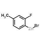CAS#: 737797-14-7, Bromo(2-fluoro-4-methylphenyl)zinc
