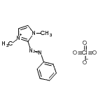 CAS 登录号：7381-84-2， 1,3-二甲基-2-(苯基偶氮)-1H-咪唑-3-鎓高氯酸盐