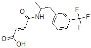 CAS#: 73826-13-8, (E)-4-Oxo-4-[1-[3-(Trifluoromethyl)Phenyl]Propan-2-Ylamino]But-2-Enoic Acid