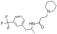 CAS#: 73826-20-7, 3-Piperidin-1-Yl-N-[1-[3-(Trifluoromethyl)Phenyl]Propan-2-Yl]Propanamide