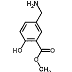 CAS 登录号：7383-01-9， 甲基5-(氨基甲基)-2-羟基-苯甲酸酯
