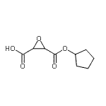 CAS#: 738532-01-9, 3-[(Cyclopentyloxy)carbonyl]-2-oxiranecarboxylic acid