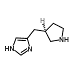 CAS#: 738578-40-0, 4-[(3R)-3-Pyrrolidinylmethyl]-1H-imidazole