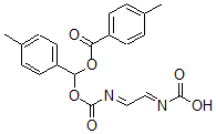CAS 登录号：73909-19-0， (E)-[(2E)-2-[(4-甲基苯甲酰)氧基-(4-甲基苯基)甲氧基]羰基亚氨基亚乙基]氨基甲酸