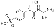 CAS 登录号：73927-06-7， 4-(二氨基亚甲基氨基甲酰氨基)苯磺酸盐酸盐
