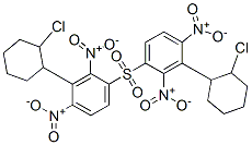 CAS 登录号：73927-13-6， 1-(2-氯环己基)磺酰基-2,4-二硝基苯