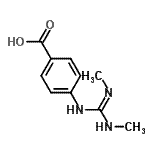 CAS#: 739308-32-8, 4-(N',N''-Dimethylcarbamimidamido)benzoic acid