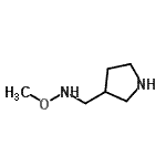 CAS#: 739334-93-1, N-Methoxy-1-(3-pyrrolidinyl)methanamine