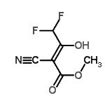 CAS#: 739358-81-7, Methyl (2Z)-2-cyano-4,4-difluoro-3-hydroxy-2-butenoate