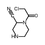 CAS 登录号：739364-92-2， 1-(氯乙酰基)-2-哌嗪甲腈