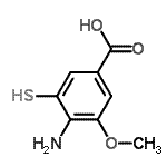 CAS#: 739366-12-2, 4-Amino-3-methoxy-5-sulfanylbenzoic acid
