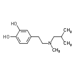CAS 登录号：740034-22-4， 4-{2-[异丁基(甲基)氨基]乙基}-1,2-苯二酚