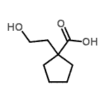CAS#: 740038-63-5, 1-(2-Hydroxyethyl)cyclopentanecarboxylic acid