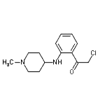 CAS#: 740051-85-8, 2-Chloro-1-{2-[(1-methyl-4-piperidinyl)amino]phenyl}ethanone