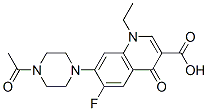 CAS#: 74011-56-6, 7-(4-Acetylpiperazin-1-Yl)-1-Ethyl-6-Fluoro-4-Oxoquinoline-3-Carboxylate