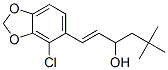 CAS 登录号:74038-58-7, (E)-1-(4-氯-1,3-苯并二氧戊环-5-基)-5,5-二甲基己-1-烯-3-醇