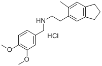 CAS#: 74038-91-8, N-(3,4-Dimethoxybenzyl)-5-Methylindan-6-Ethylamine Hydrochloride