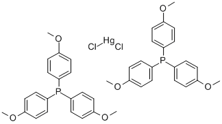 CAS#: 74039-80-8, Bis(tris(p-methoxyphenyl)phosphine)mercuric chloride complex