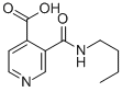 CAS 登录号：74050-95-6， 3-(丁基氨基甲酰)吡啶-2-羧酸