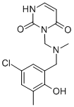 CAS#: 74051-49-3, 3-[[(5-Chloro-2-Hydroxy-3-Methylphenyl)Methyl-Methylamino]Methyl]-1H-Pyrimidine-2,4-Dione