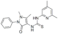 CAS#: 74051-61-9, 1-(1,5-Dimethyl-3-Oxo-2-Phenylpyrazol-4-Yl)-3-(4,6-Dimethylpyridin-2-Yl)Thiourea