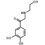 CAS#: 740737-64-8, 1-(3,4-Dihydroxyphenyl)-2-[(2-hydroxyethyl)amino]ethanone