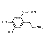 CAS#: 740751-77-3, 2-(2-Aminoethyl)-4,5-dihydroxyphenyl thiocyanate