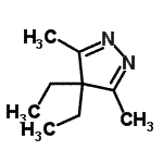 CAS#: 74076-88-3, 4,4-Diethyl-3,5-dimethyl-4H-pyrazole