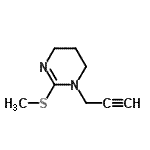 CAS 登录号：740769-94-2， 2-(甲硫基)-1-(2-丙炔-1-基)-1,4,5,6-四氢嘧啶