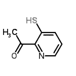 CAS#: 741196-39-4, 1-(3-Sulfanyl-2-pyridinyl)ethanone