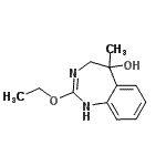 CAS#: 741620-28-0, 2-Ethoxy-5-methyl-4,5-dihydro-1H-1,3-benzodiazepin-5-ol