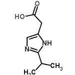 CAS#: 741624-24-8, (2-Isopropyl-1H-imidazol-4-yl)acetic acid