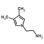 CAS#: 741644-54-2, 2-(3,4-Dimethyl-1H-pyrrol-1-yl)ethanamine