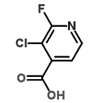 CAS 登录号：741683-19-2， 3-氯-2-氟异烟酸