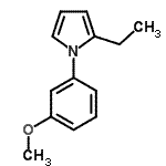 CAS#: 741717-53-3, 2-Ethyl-1-(3-methoxyphenyl)-1H-pyrrole