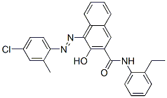 CAS#: 74186-12-2, (4Z)-4-[(4-Chloro-2-Methylphenyl)Hydrazinylidene]-N-(2-Ethylphenyl)-3-Oxonaphthalene-2-Carboxamide