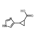 CAS#: 741998-06-1, 2-(1H-Imidazol-4-yl)cyclopropanecarboxylic acid