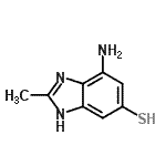CAS#: 742048-19-7, 4-Amino-2-methyl-1H-benzimidazole-6-thiol