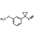 CAS#: 74205-01-9, 1-(3-Methoxyphenyl)cyclopropanecarbonitrile