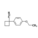 CAS 登录号：74205-20-2， 1-(4-乙氧基苯基)环丁烷甲腈