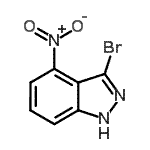 CAS#: 74209-17-9, 3-Bromo-4-nitro-1H-indazole