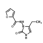 CAS#: 742104-30-9, N-(3-Ethyl-5-oxo-1,5-dihydro-4H-1,2,4-triazol-4-yl)-2-furamide