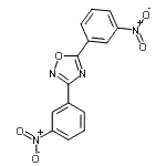 CAS 登录号：74229-71-3， 3,5-二(3-硝基苯基)-1,2,4-恶二唑