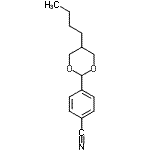 CAS 登录号：74240-65-6， 4-(5-丁基-1,3-二恶烷-2-基)苯甲腈