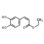 CAS#: 74257-25-3, Ethyl (2Z)-3-(3,4-dihydroxyphenyl)acrylate