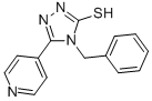 CAS 登录号：74270-78-3， 4-苄基-5-吡啶-4-基-4H-[1,2,4]三唑-3-硫醇
