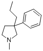 CAS#: 74332-84-6, 1-Methyl-3-Phenyl-3-Propylpyrrolidine