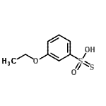 CAS#: 743375-06-6, 3-Ethoxybenzenesulfonothioic S-acid