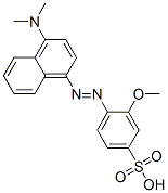 CAS 登录号：74347-15-2， 4-(4'-二甲基氨基-1'-萘基偶氮)-3-甲氧基苯磺酸